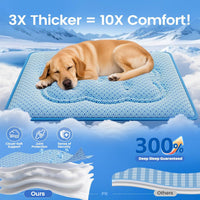 Dog Cooling Mat, Thick Cooling Mat for Extra Large Dogs with PCM & Thermochromic Tech, Dual-Sided - Small - image 3