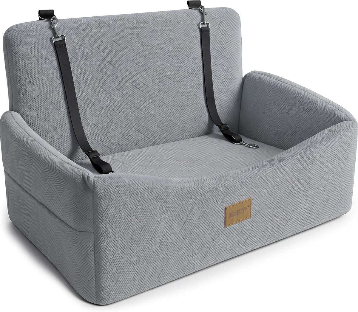 JOEJOY Dog Car Seats for Small Medium Dogs Under 35lbs - Light Grey / Large