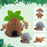 Squeaky Dog Toys, Stuffed Large Dog Toys to Keep Them Busy - 4 Pack - image 3