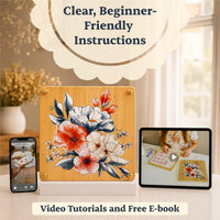 Mini Flower Press Kit for Adults - Large Square / Multicolor - image 4