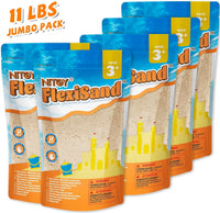 NiToy FlexiSand 11lbs Toy Sand 5 Colors Self-Sticking Non-Toxic - Original Color - image 4