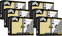 Copag 1546 Design 100% Plastic Playing Cards - Jumbo Index / 6 Sets