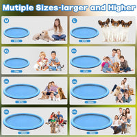 CACSPS non-slip splash pad for kids and dogs spraying water from a garden hose - view 14