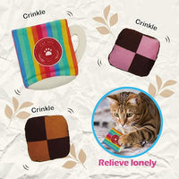 8 Assortments Sweets Value Pack, Natural Interactive Catnip Cat Toys, Toy with Crinkle and Feather, Accessories for Indoor Cat, Kitten Toys