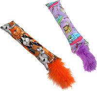 Jumpaws 2 Pack Natural Interactive Catnip & Silvervine Cat Kicker - Cat Family Printed - image 4