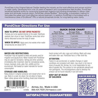 Airmax PondClear Packets, Beneficial Bacteria & Enzyme Clarifier Treatment with Ecoboost PRx, Clear & Clean Pond & Lake Water, Safe for Fish, 96 Count
