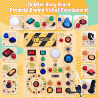 Busy Board with LED Light Switches - Busy Board - image 2