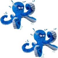 LEGEND SANDY Tough Dog Toys - 2 Pack Blue Octopus