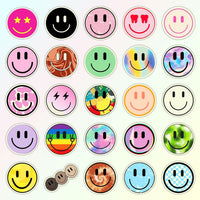 50PCS Smile Face Stickers Cute Water Bottle Stickers for Kids – Fun for Kids & Family - 50pcs Glow Stickers - image 3