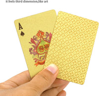 EAY Gold Waterproof Playing Cards - Gold 2-pack - image 3