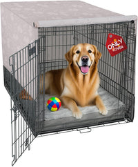 Explore Land Breathable Dog Crate Cover - 42"L x 28"W x 31"H / Dog Print