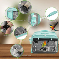Bird Carrier Airline Approved - Green - image 3