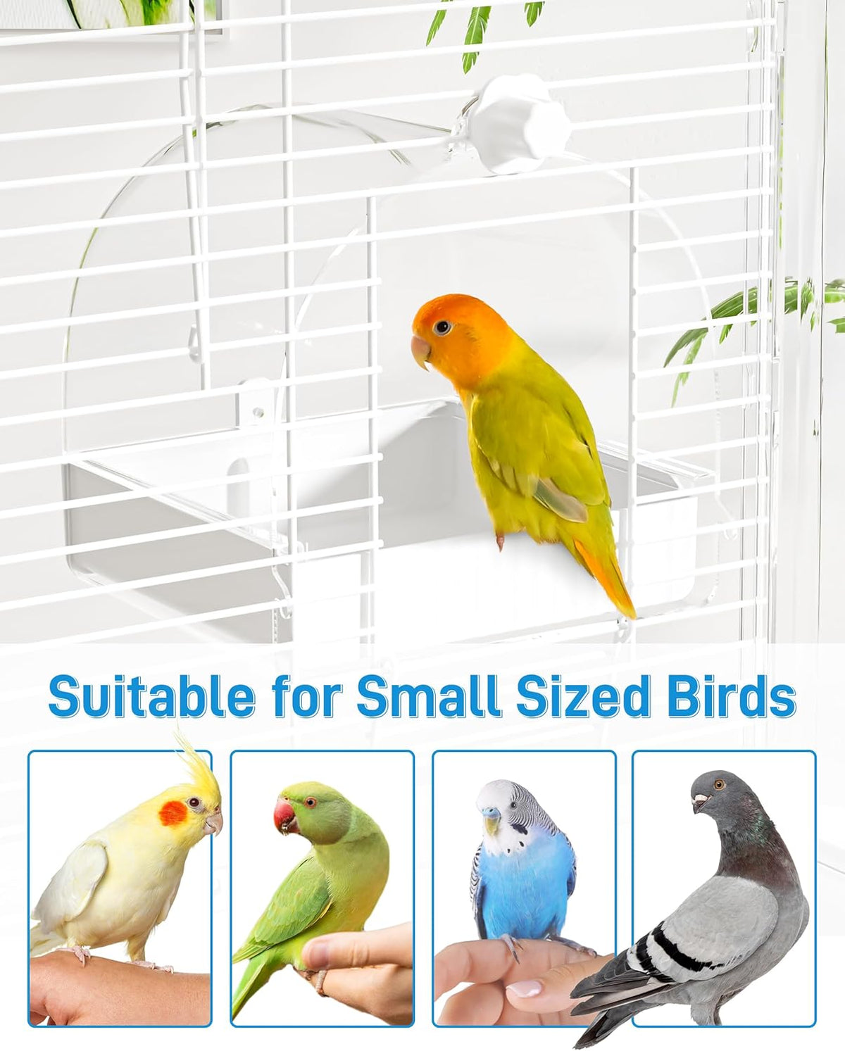 BUCATSTATE Hanging Bird Bath for Cage - Bird Bath - image 4