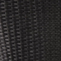 Retrospec Bicycles Cane Woven Rectangular Toto Basket with Authentic Leather Straps and Brass Buckles