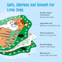 SpriteGru 9 Pieces Kids Lacing Cards - Animals - image 3