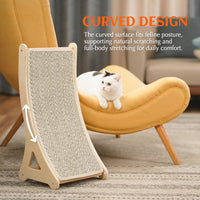 PETKARAY Couch Corner Cat Scratcher - Chevron / Curved - image 4