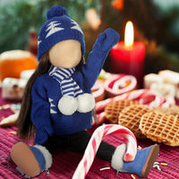 Bencailor 18 inch doll clothes set with jacket, vest, pants, hat and high boots in Christmas cowgirl - view 40