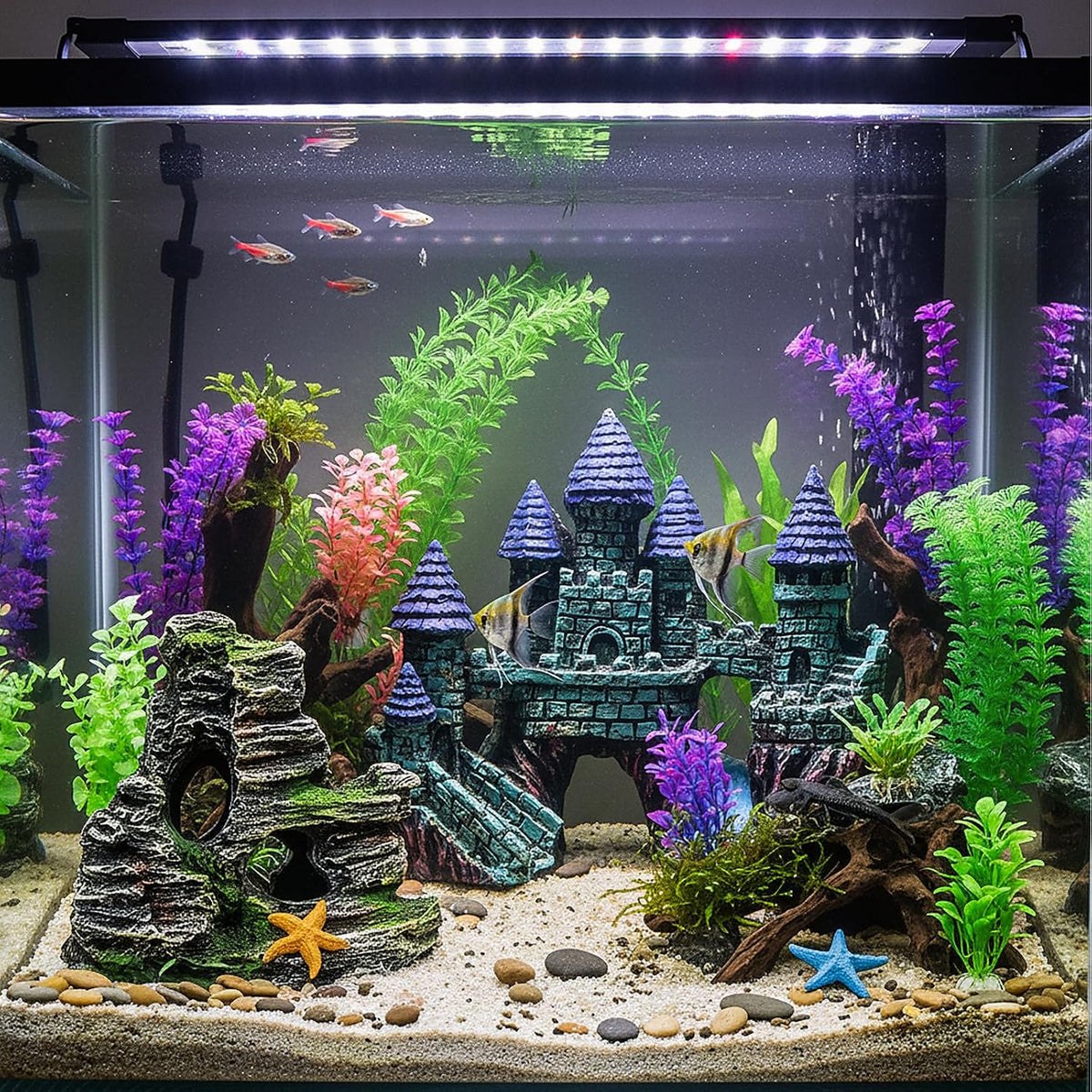 13 Pieces Aquarium Decorations Kit - image 2
