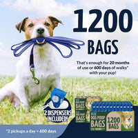 Reli. Biodegradable Dog Poop Bags Rolls Unscented – Essentials for Dogs - image 2