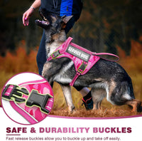 WINSEE Tactical Dog Harness - Large / Pink Camo - image 2