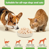 MON2SUN Freeze Dried Chicken Cat and Dog Treats, Single Ingredient Natural and Healthy Dog Snacks, High Protein Training Treats & Food Topper, 3.5oz