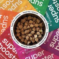 smallbatch Freeze Dried Dog Treats, Superfood Food Topper Lamb Bites for Dogs & Cats, Probiotics, Organic Ingredients, High Protein, Grain Free Healthy Treat or Food Topper, Made in The USA, 7 oz Bag