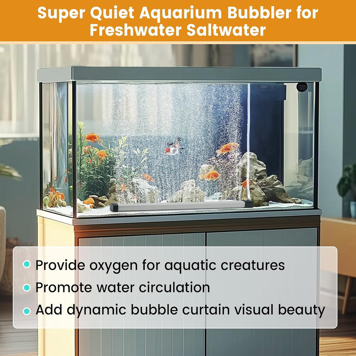 hygger Aquarium Bubble Strip - 5.9 Inch - image 3