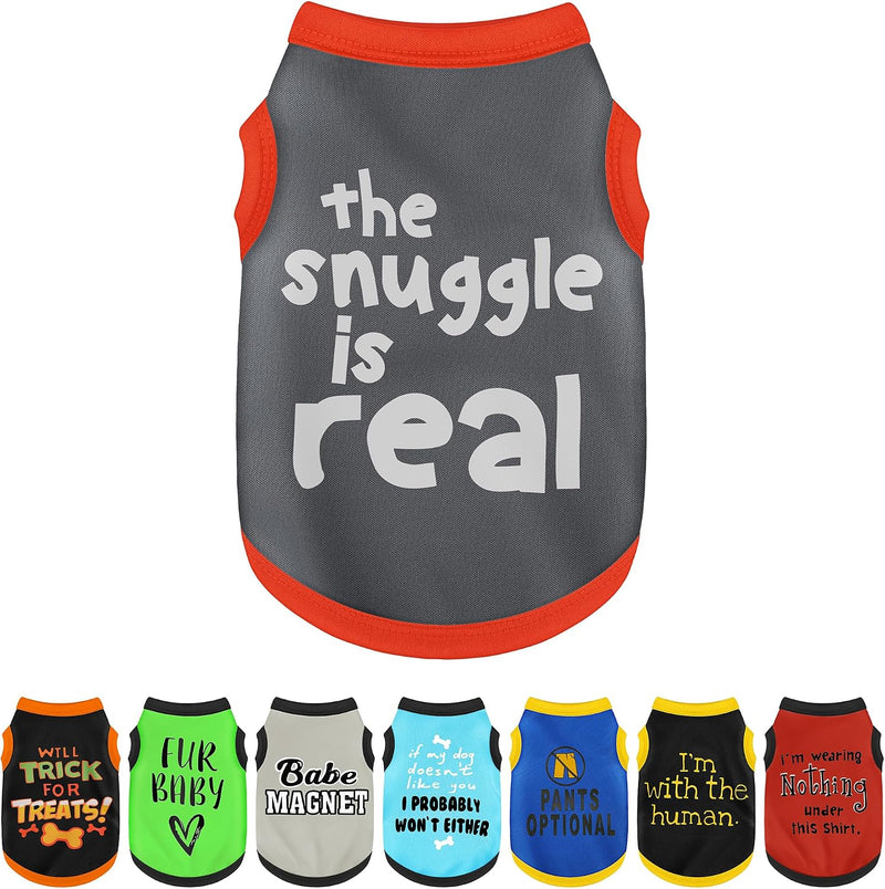 Elevate Your Pet's Seasonal Style with Playful Panache: 4-Piece Set - M-(6~9lb) | Chest(~15.5") / the snuggle
