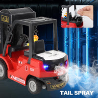 1:24 RC Forklift for Kids - Forklift&cranes(red) - image 4