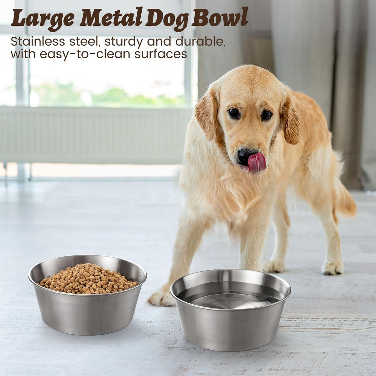 Elevated Dog Bowls for Medium&Small Dogs - 8 Cups / Basic Bowl - image 4