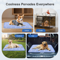 Dog Cooling Mat 36"x23", Cool-Chill Cool Fiber - 36.0" Medium x 23.0" W x 0.5" Th - image 2
