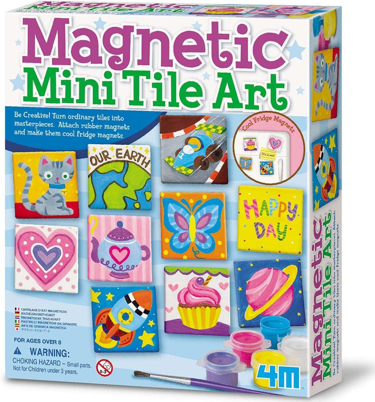 4M Magnetic Mini Tile Art, Art & Crafts DIY Kit