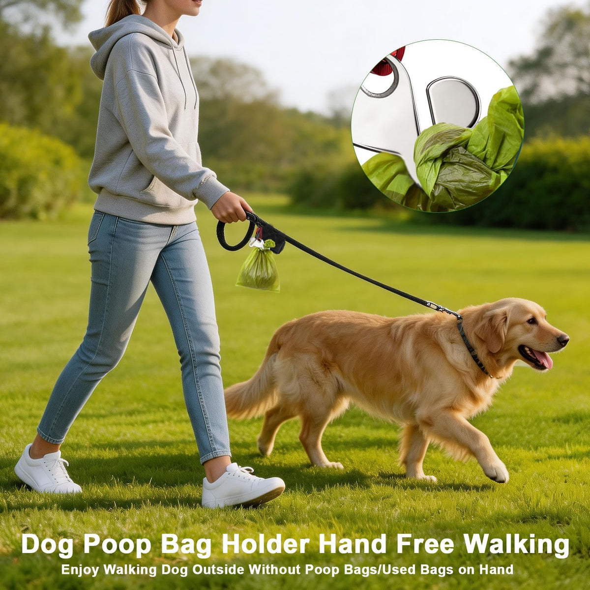 Dog Poop Bag Holder Leash Dogs Waste Bag Clip Dispenser Plastic - 1 Count (Pack of 1) / ['Red'] - image 4