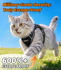 Cat Harness and Leash for Walking - Black / XS (4-6lb) - image 2