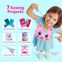 Klever Kits 7 Sewing Projects, My First Kids Sewing Kit - image 2