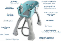 Elevated Pet Bathing Medium – Essentials for Dogs - Blue - image 3