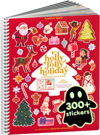Cupkin Animal Habitats Sticker Book, 12 Coloring & Activity - Holly Jolly Holidays