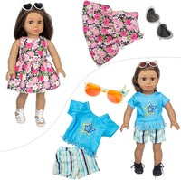 BDDOLL 23 Pcs 18 Inch Girl Doll Clothes and Accessories for 18 Inch - image 3