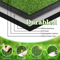 GLOBREEN 34" x 23" Fake Grass Pee Pad for Dogs Potty Training Turf - Green-01 / 32x45 Inch - image 4