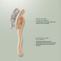 SHASH Since 1869 Hand Made in Germany Slicker Pet Brush with Curved - image 3
