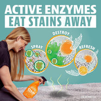 Angry Orange enzyme pet stain remover with citrus scent - view 4