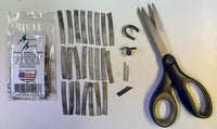 Awesome Aquatic Aquarium Plant Weights, Lead Ribbon Fish Anchors - 10 Pack Strips - image 2