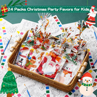 Cracoring 24 pack Halloween paint with water party favors with treat bags and brushes - view 14