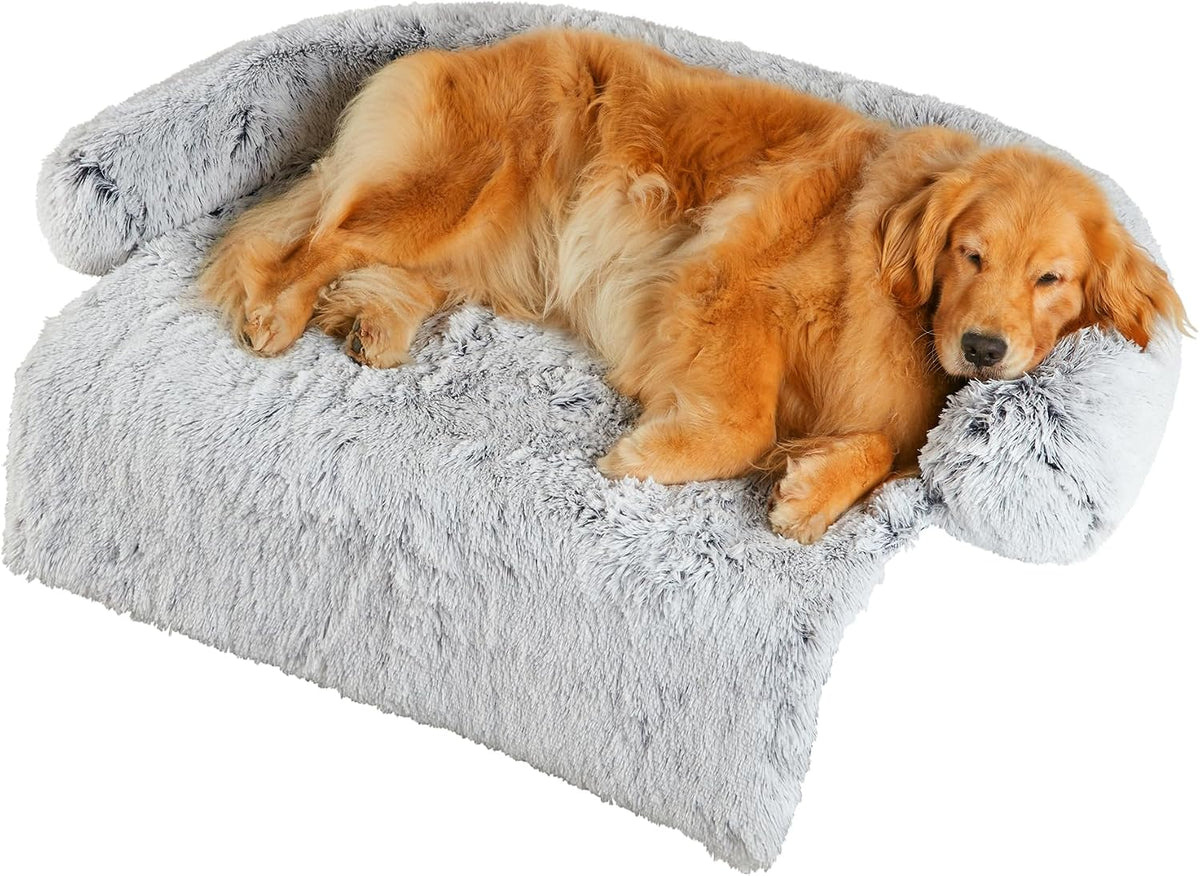 Codi Dog Couch Bed, Sofa Cover Mat - 45.0"L x 37.0"W x 6.0"Th / Light Grey