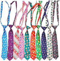 PET SHOW 10pcs Pack Christmas Big Dog Ties Neckties for Large Breed Dogs XL Adjustable Holiday Grooming Accessories Neck Ties Bowties Girl Boy Festival Costumes Photography Party Gift Favor