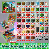 Magneverse Magnetic Blocks, Magnet Building Cubes for Boys Girls - Portal / 400 pcs - image 3