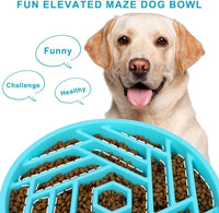 TOBYTO Slow Feeder Dog Bowls Large Medium Breed - Blue - image 3