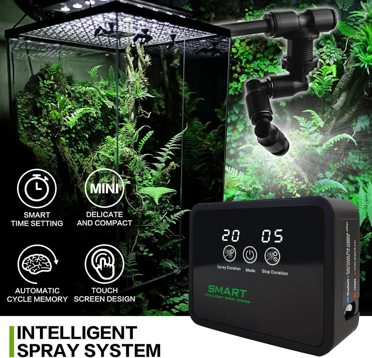 MYGIIKAKA Automatic Reptile Misting System - Touch Version - image 3