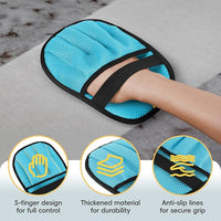 Pet Hair Removal for Dogs & Cats,Upgraded Thickened 5-Finger Design, Reusable Electrostatic Pet Hair Remover Glove, Quickly Lifts Pet Hair from Laundry,Sofas,Beds, Carpets, 1PCS