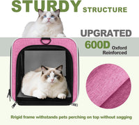 Cat Carrier 18x11x11 Top Load - Pink / 18.0"L x 11.0"W x 11.0"H - image 4